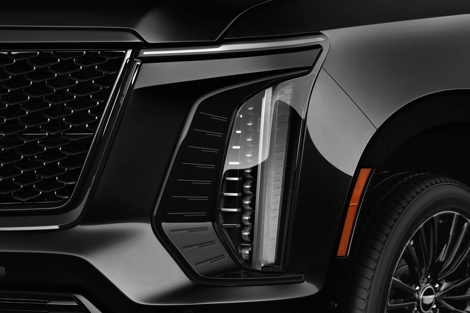 Black luxury SUV prepared for chauffeur service